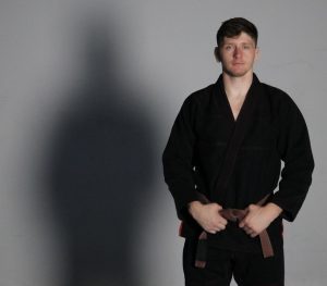 Hunter Phares in Black Gi with Brown Belt